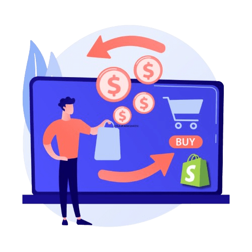 E-commerce platforms illustration